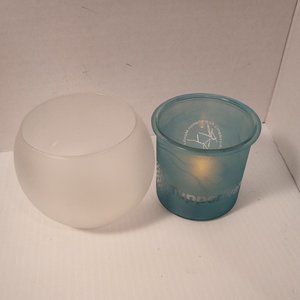 Tupperware Glass Candle Holder